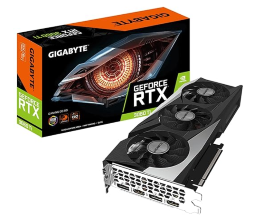 Tarjeta gráfica GIGABYTE GeForce RTX 3060 Ti Gaming OC 8G